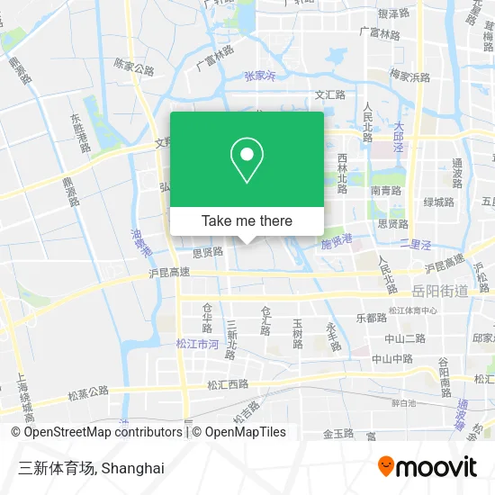 三新体育场 map