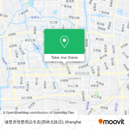健婴房母婴用品专卖(西林北路店) map