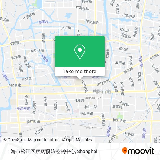 上海市松江区疾病预防控制中心 map