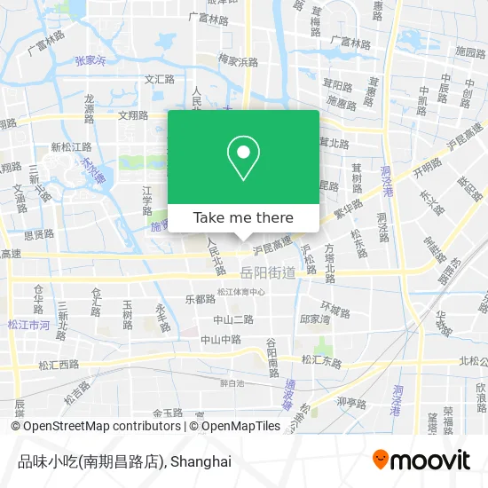 品味小吃(南期昌路店) map