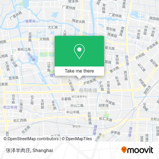 张泽羊肉庄 map