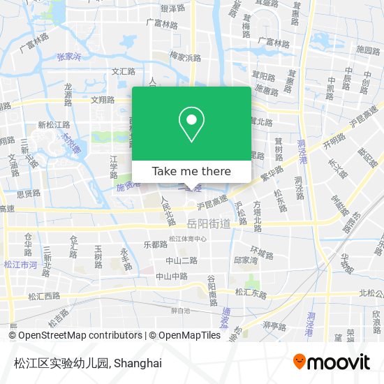 松江区实验幼儿园 map