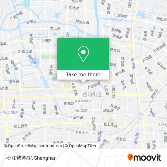 松江烤鸭馆 map