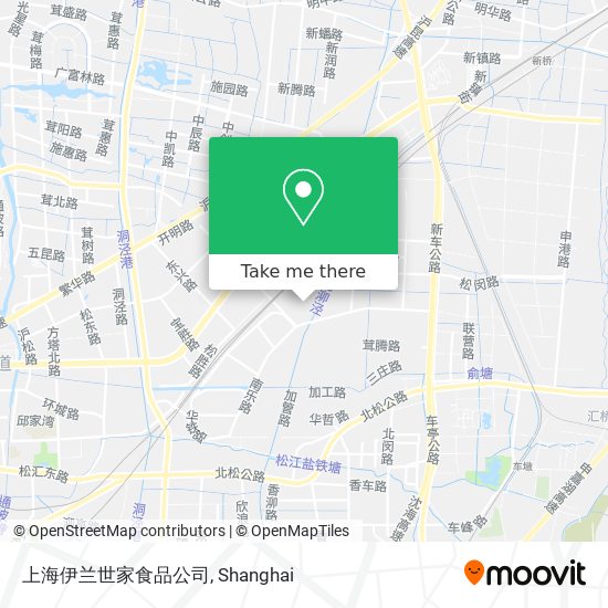 上海伊兰世家食品公司 map