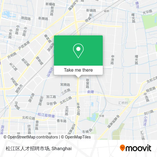 松江区人才招聘市场 map