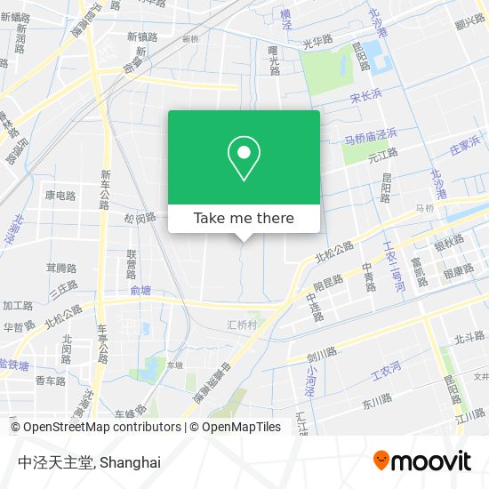 中泾天主堂 map
