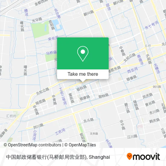 中国邮政储蓄银行(马桥邮局营业部) map
