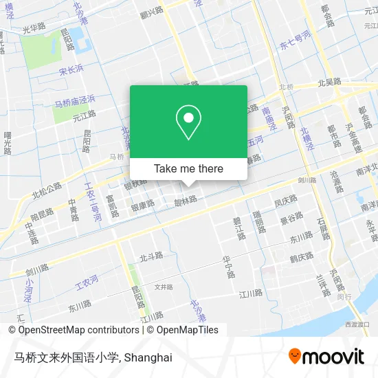 马桥文来外国语小学 map