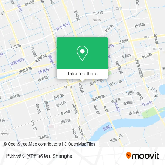 巴比馒头(灯辉路店) map
