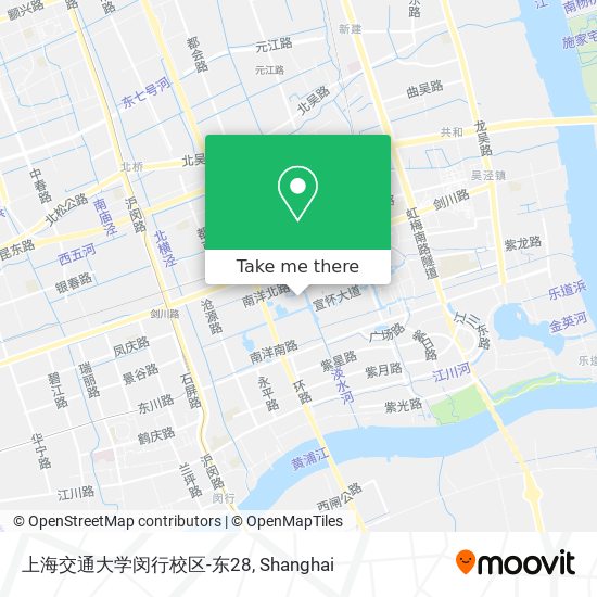 上海交通大学闵行校区-东28 map