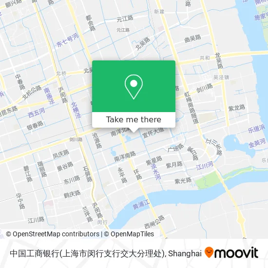 中国工商银行(上海市闵行支行交大分理处) map