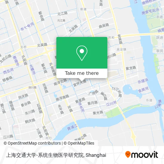 上海交通大学-系统生物医学研究院 map