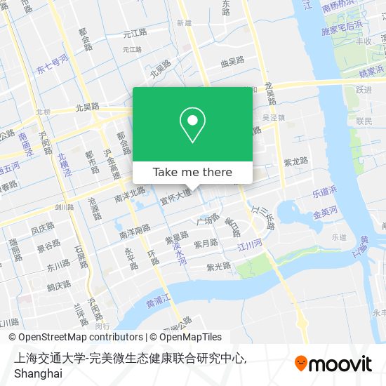 上海交通大学-完美微生态健康联合研究中心 map