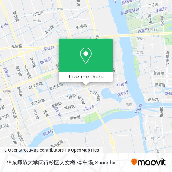 华东师范大学闵行校区人文楼-停车场 map