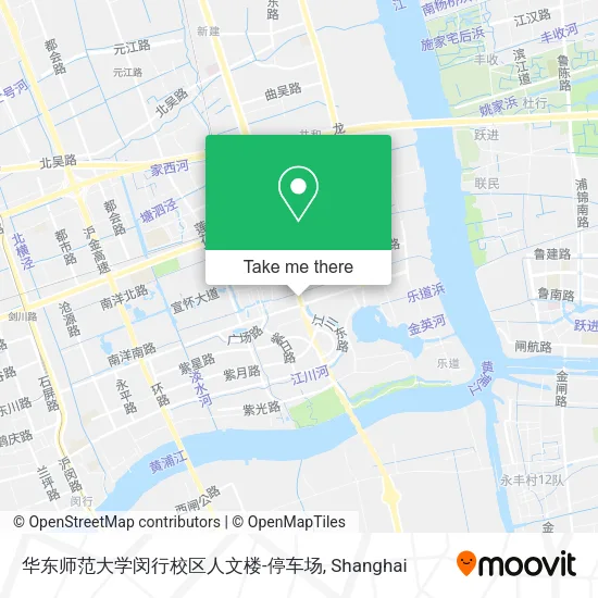 华东师范大学闵行校区人文楼-停车场 map