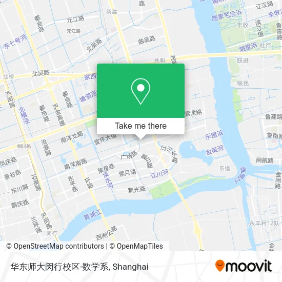 华东师大闵行校区-数学系 map