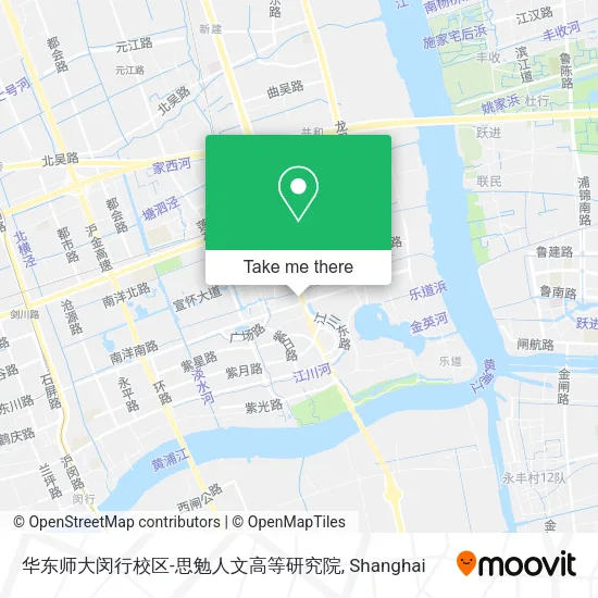 华东师大闵行校区-思勉人文高等研究院 map