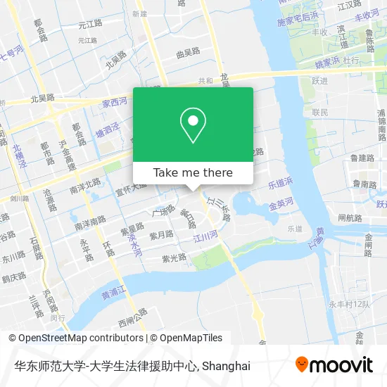 华东师范大学-大学生法律援助中心 map