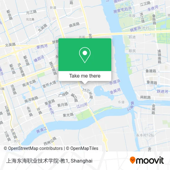 上海东海职业技术学院-教1 map