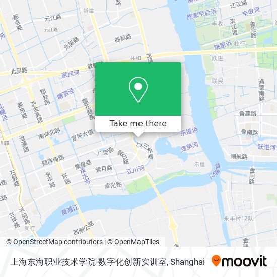 上海东海职业技术学院-数字化创新实训室 map