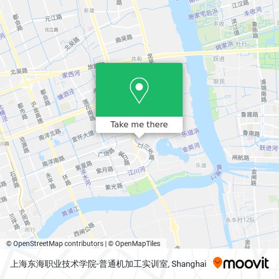 上海东海职业技术学院-普通机加工实训室 map