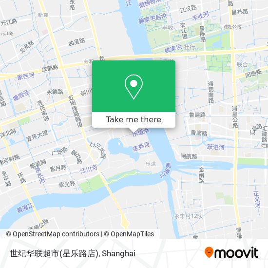 世纪华联超市(星乐路店) map