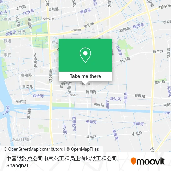 中国铁路总公司电气化工程局上海地铁工程公司 map