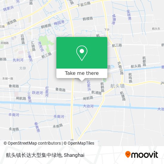 航头镇长达大型集中绿地 map