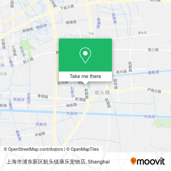 上海市浦东新区航头镇康乐宠物店 map