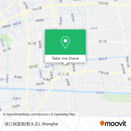 镇江锅盖面(航头店) map