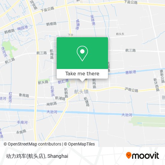 动力鸡车(航头店) map