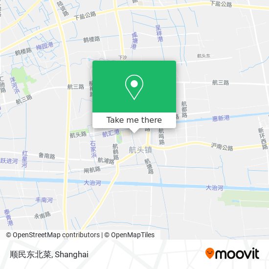 顺民东北菜 map