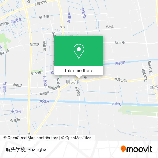 航头学校 map