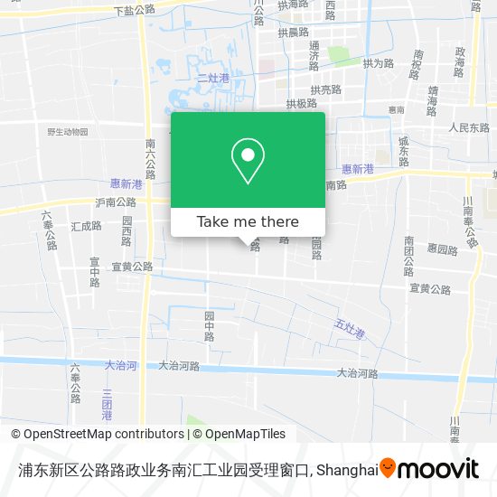 浦东新区公路路政业务南汇工业园受理窗口 map