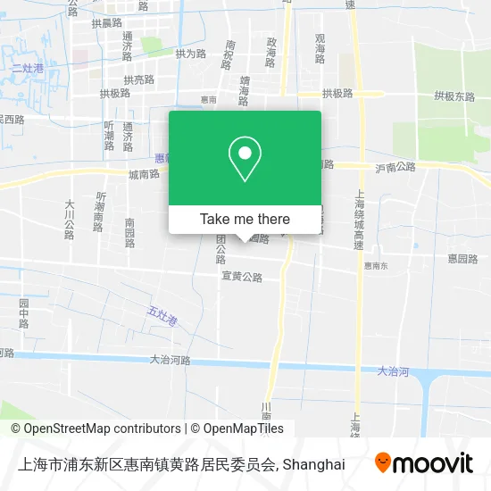 上海市浦东新区惠南镇黄路居民委员会 map