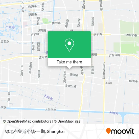 绿地布鲁斯小镇-一期 map