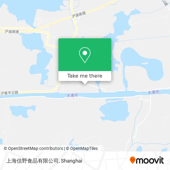 上海信野食品有限公司 map