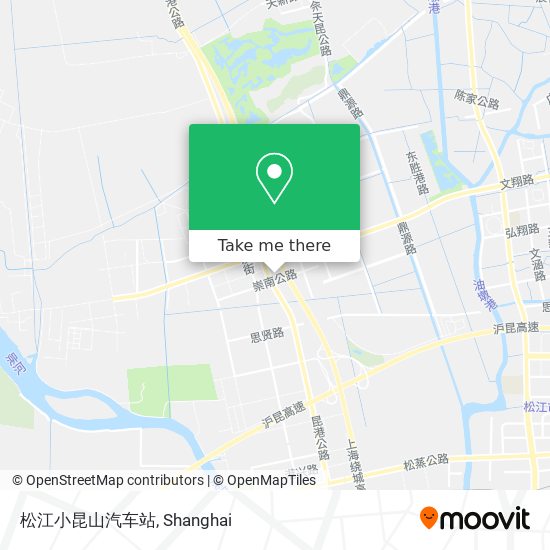 松江小昆山汽车站 map
