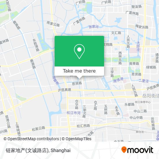 链家地产(文诚路店) map