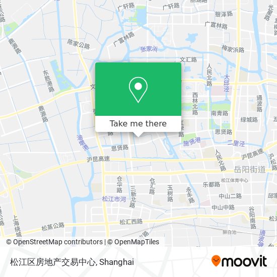 松江区房地产交易中心 map