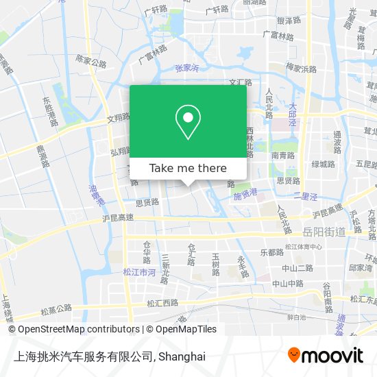 上海挑米汽车服务有限公司 map