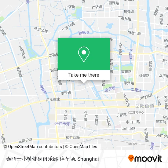 泰晤士小镇健身俱乐部-停车场 map