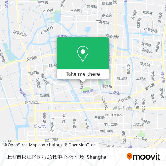 上海市松江区医疗急救中心-停车场 map