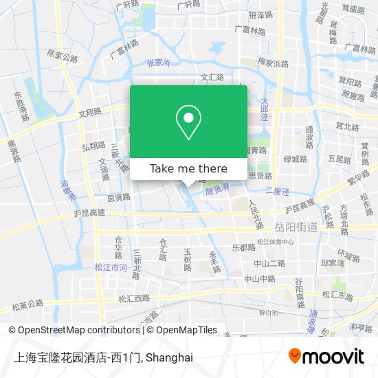 上海宝隆花园酒店-西1门 map