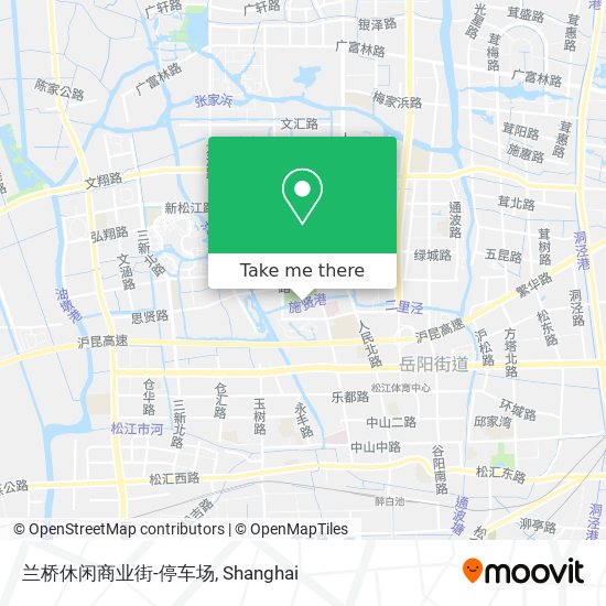兰桥休闲商业街-停车场 map
