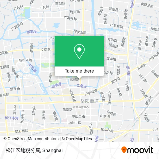 松江区地税分局 map