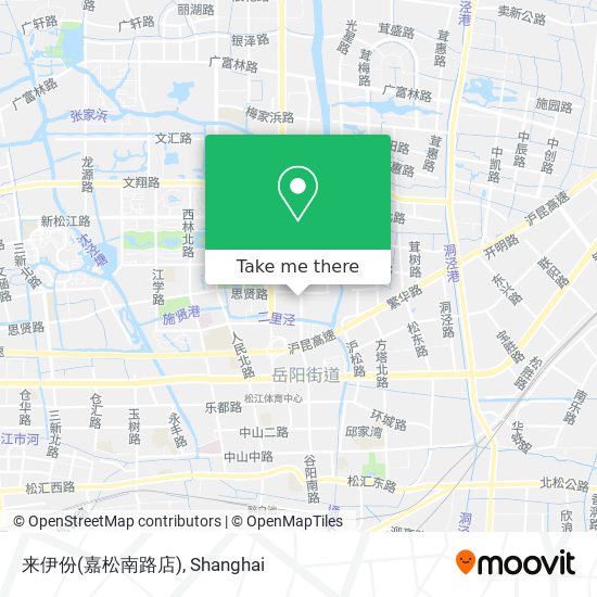来伊份(嘉松南路店) map