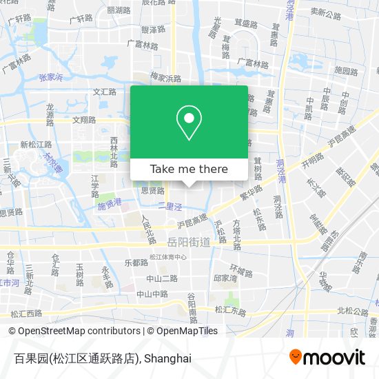 百果园(松江区通跃路店) map