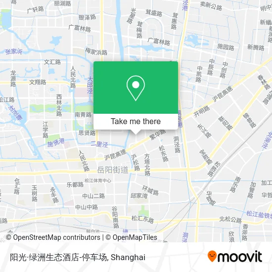 阳光·绿洲生态酒店-停车场 map