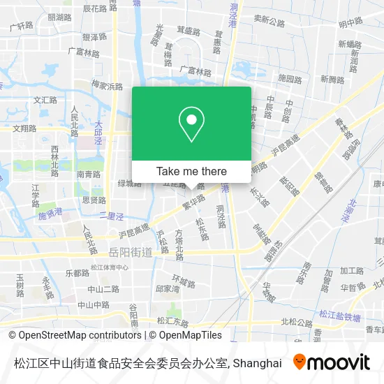 松江区中山街道食品安全会委员会办公室 map